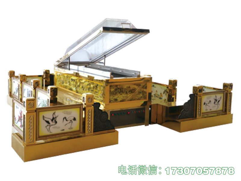 钛金冰棺瞻仰台